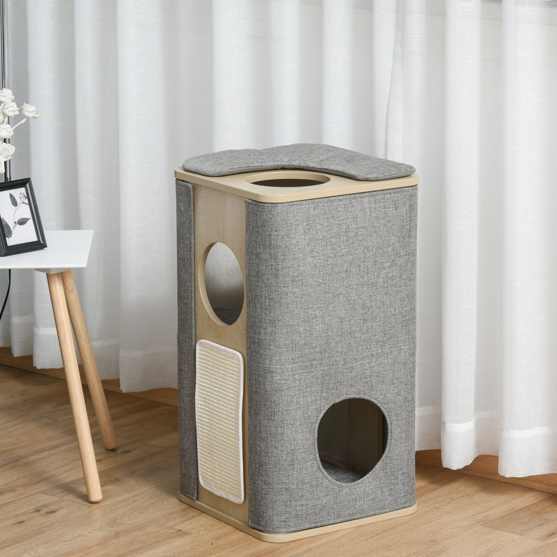 Denison 29.5'' H Cat Tree, Gray