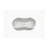 Bathroom Vessel Sink With Pre-Drilled Drain Hole-123167383