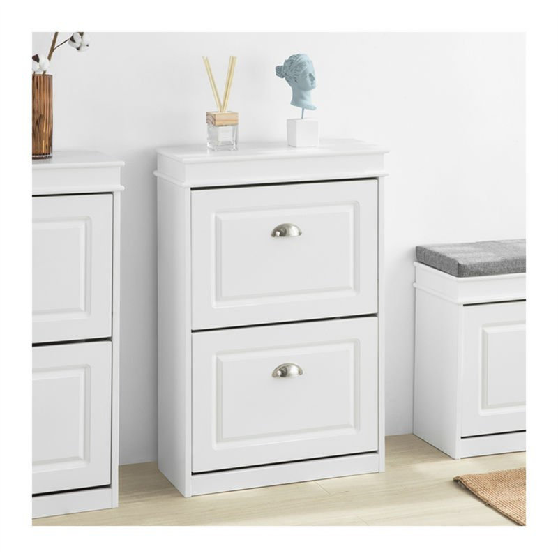 8 Pair Flip Down Shoe Storage