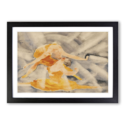 Two Female Acrobats by Charles Demuth - Picture Frame Painting