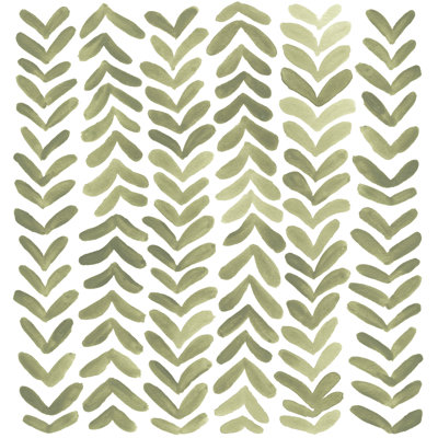 Greenery Motif I by June Erica Vess - Wrapped Canvas Painting