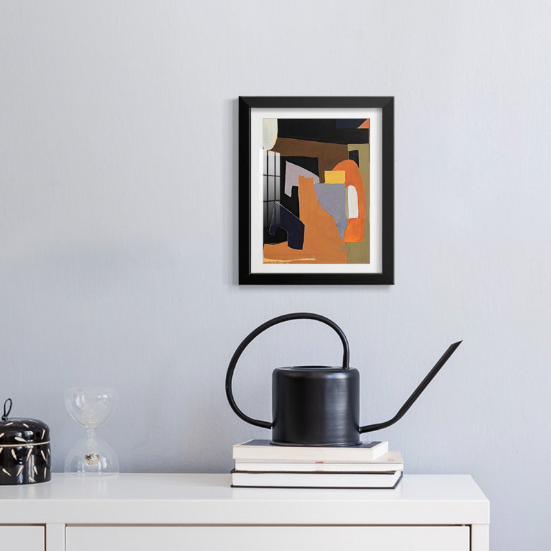 TheOlive PressRooomPremiumGalleryWrarapCanves-Reproduction encadrée, H 25,5 po x l 17,5 po, Noir