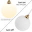 2 - Light Sphere Chandelier Ceiling Light With Glass Accents-1496810002-1535328678