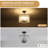 4 - Light Modern Drum Semi Flush Mount With Hammered Glass Strip-1944559622