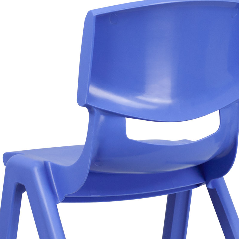 Chaise de classe Goddard, Bleu, Bleu, 15.26"