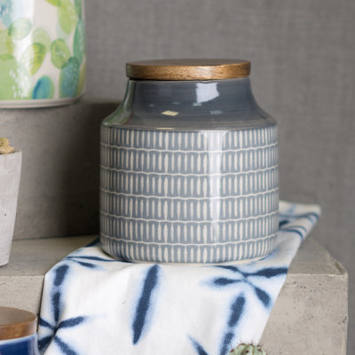Mikasa Drift Storage Jar Grey