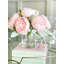 Arrangement de pivoines roses, centre de table artificiel artificiel-1628235683