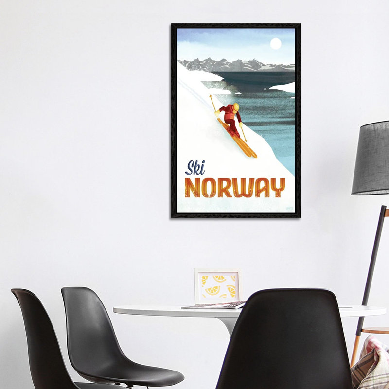 Norway-Skiing by Missy Ames - Print on Canvas