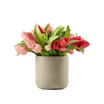 Faux Tulip Arrangement in Pot