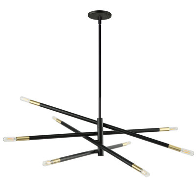 Luminaire suspendu 8 lumières incandescentes