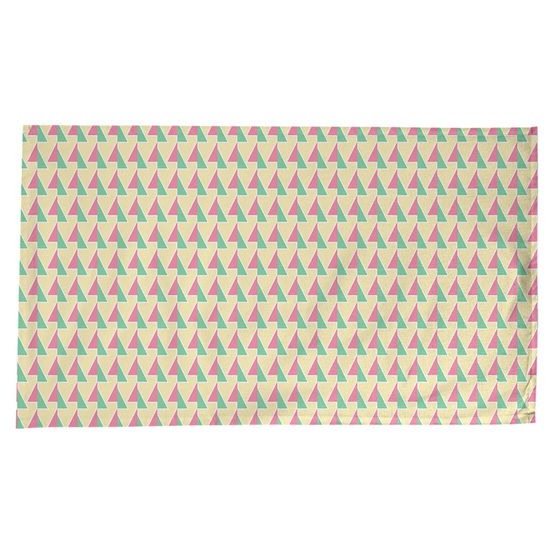 Flèches Nappe, Rose / jaune / vert