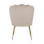 Chaise d'appoint rembourrée en velours Pippa-66203114-66203113