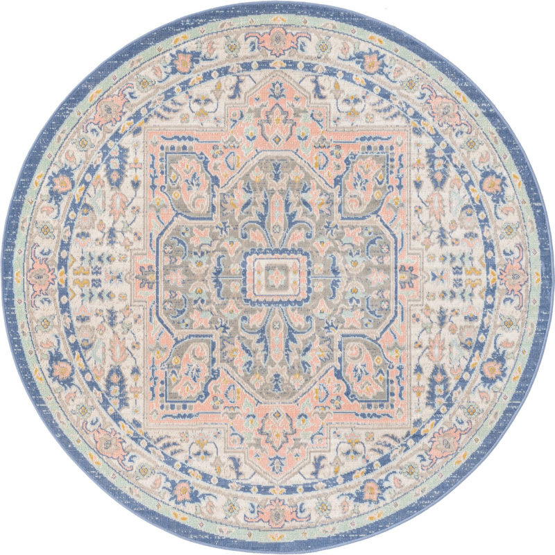 Orcon Oriental Indoor Rug, Round 5'