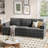 89 Inch Sofa Couch, Fabric 3 Seater Sofa for Living Room Apartment Office-847633059