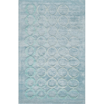 Vallone Viscose Geometric Indoor Rug