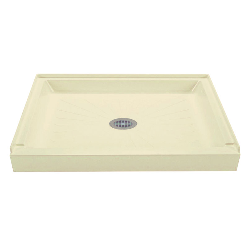Base de douche 48" x 34" à simple seuil Durabase, Os