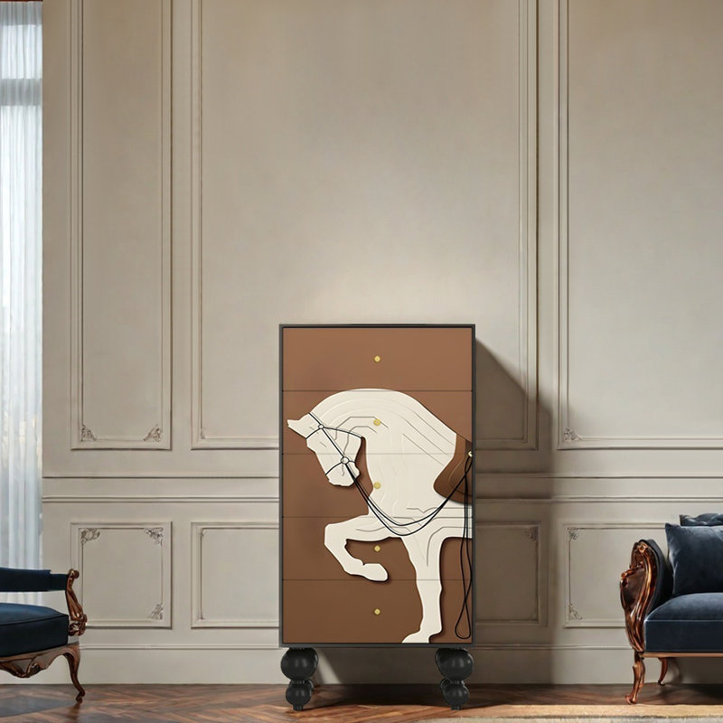 Armoire décorative simple pour salon moderne