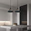 Johanna 1 - Light Black Dome Pendant