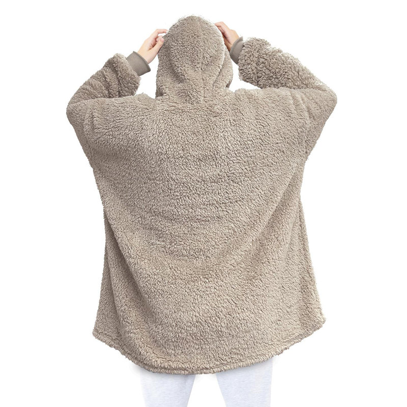 Floda Plain Weave / Muslin Throw Blanket, Beige