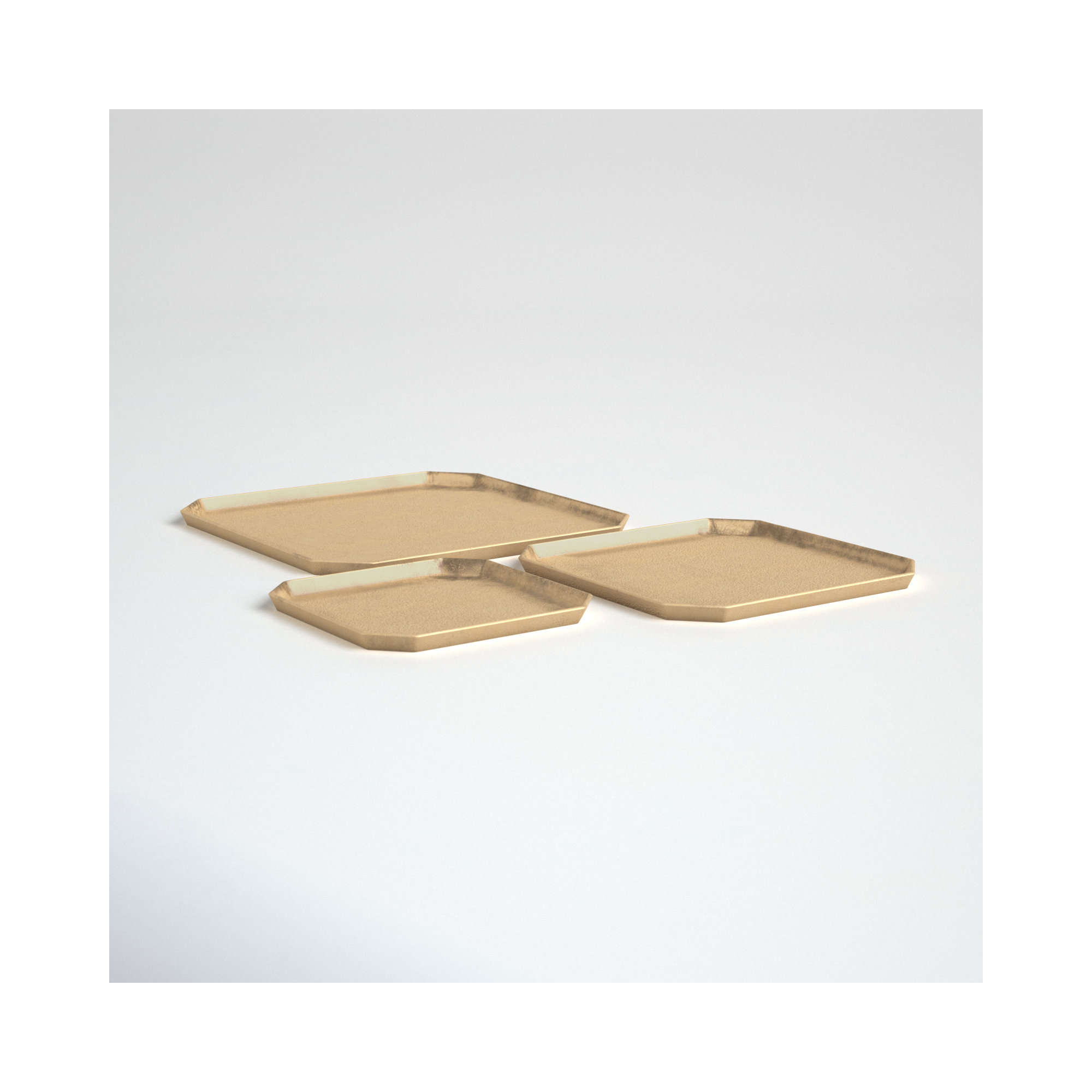 Astaire Square Aluminum Tray