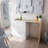Vesta White And Oak Chest Of Drawers That Converts Into A Desk Space-saving Office Desk With 3 Drawers