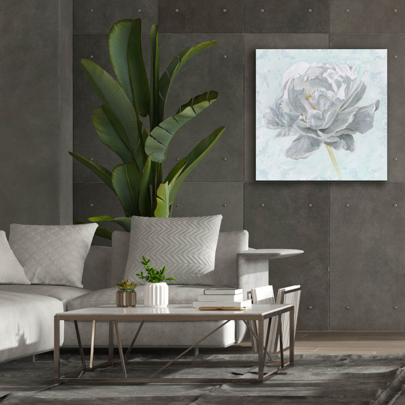 Art mural sur toile Epic Graffiti «Sublime Peony 2» par Wellington Studio, H 37 po x l 37 po x P 1,5 po