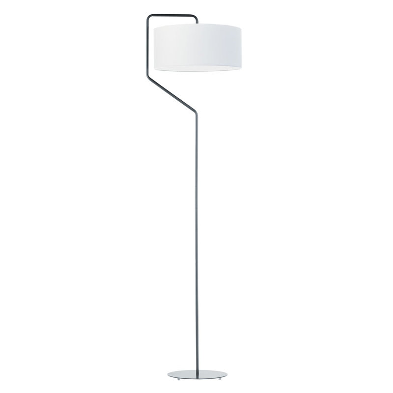 Eleanore 156cm Traditional Floor Lamp, White