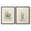 "Croquis rétro III", 2 pièces-504052814-504052813