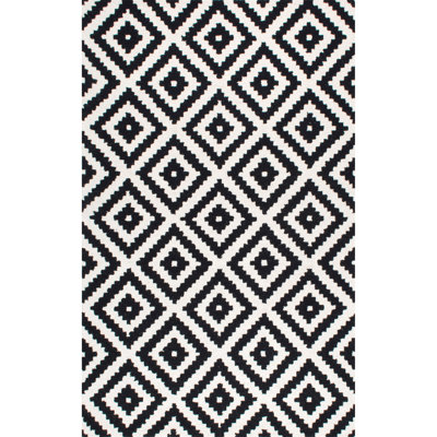 Drubin Geometric Wool Hand Woven Area Rug