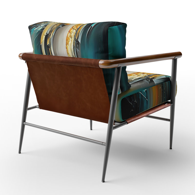 Chaise rembourrée Daidone, Noir, noir, noir, noir