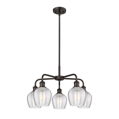 Lustre suspendu 5 lumières 24 po Krumholz