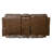 Top Grain Italian Leather Match Power Reclining Console Loveseat with USB Charging Ports