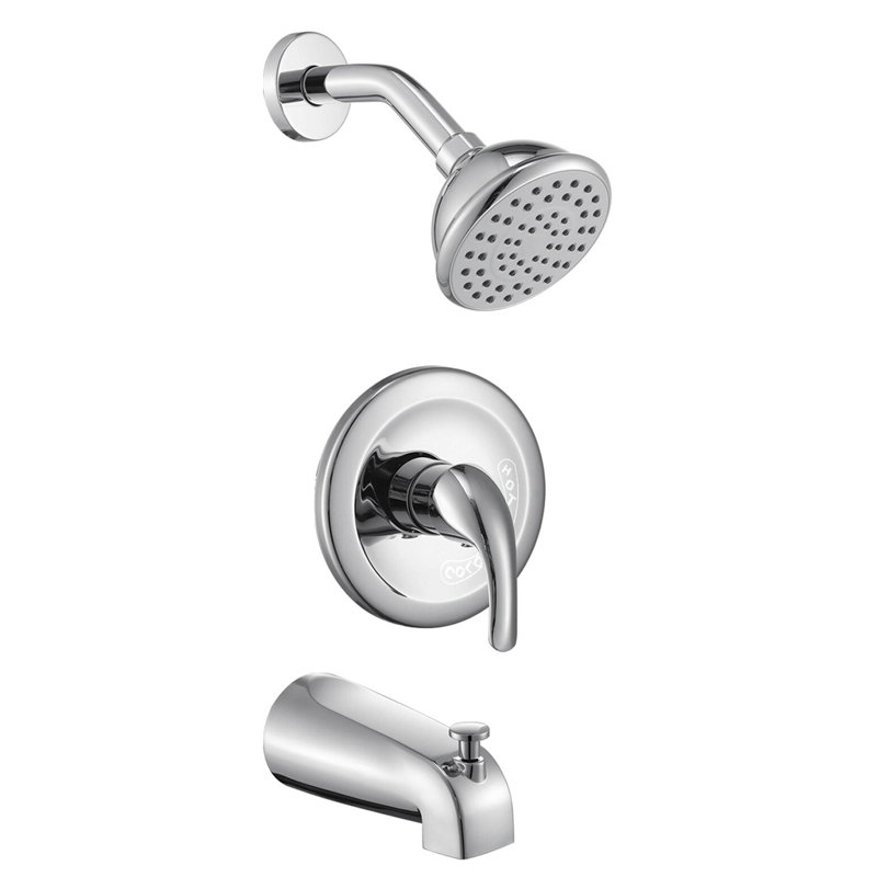 All-In-One Kit with Rough in-Valve, Brushed Nickel