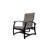 Belle Isle Sling Aluminum Frame Hidden Motion Chat/Lounge Chair With Marine Grade Polymer Arm Accent-98358310-98714575