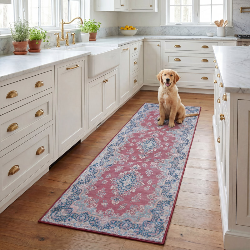 Tucson Performance Machine Washable Oriental Rug, Runner 2'6" x 8'