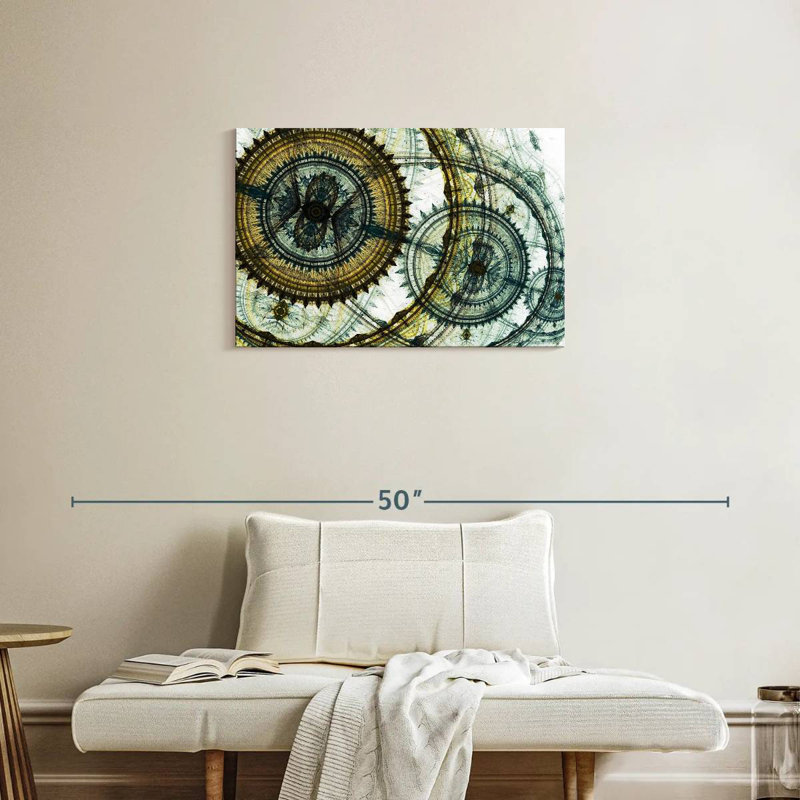 Avery Abstract Steampunk, 20" H x 30" W