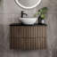 80mm Single Bathroom Vanity with Ceramic Basin