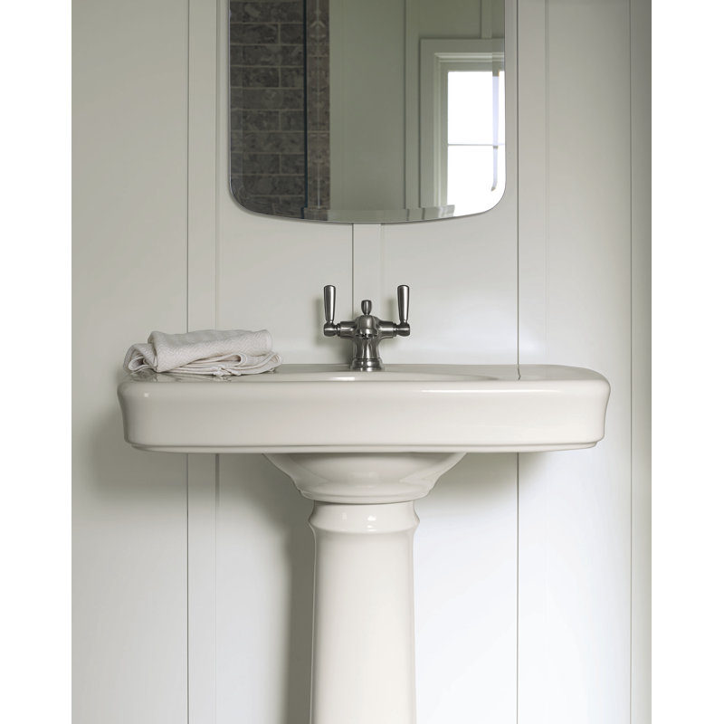Bancroft® Single Hole Bathroom Faucet with Drain Assembly, Vibrant Polished Nickel, Metal 
