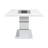 Mishell Pedestal Dining Table in White High Gloss
