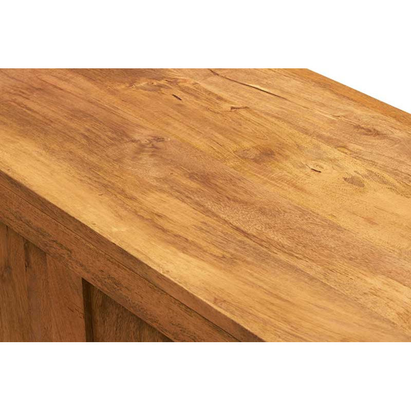 Adeliza 118cm Solid Wood Console Table, Light Mango