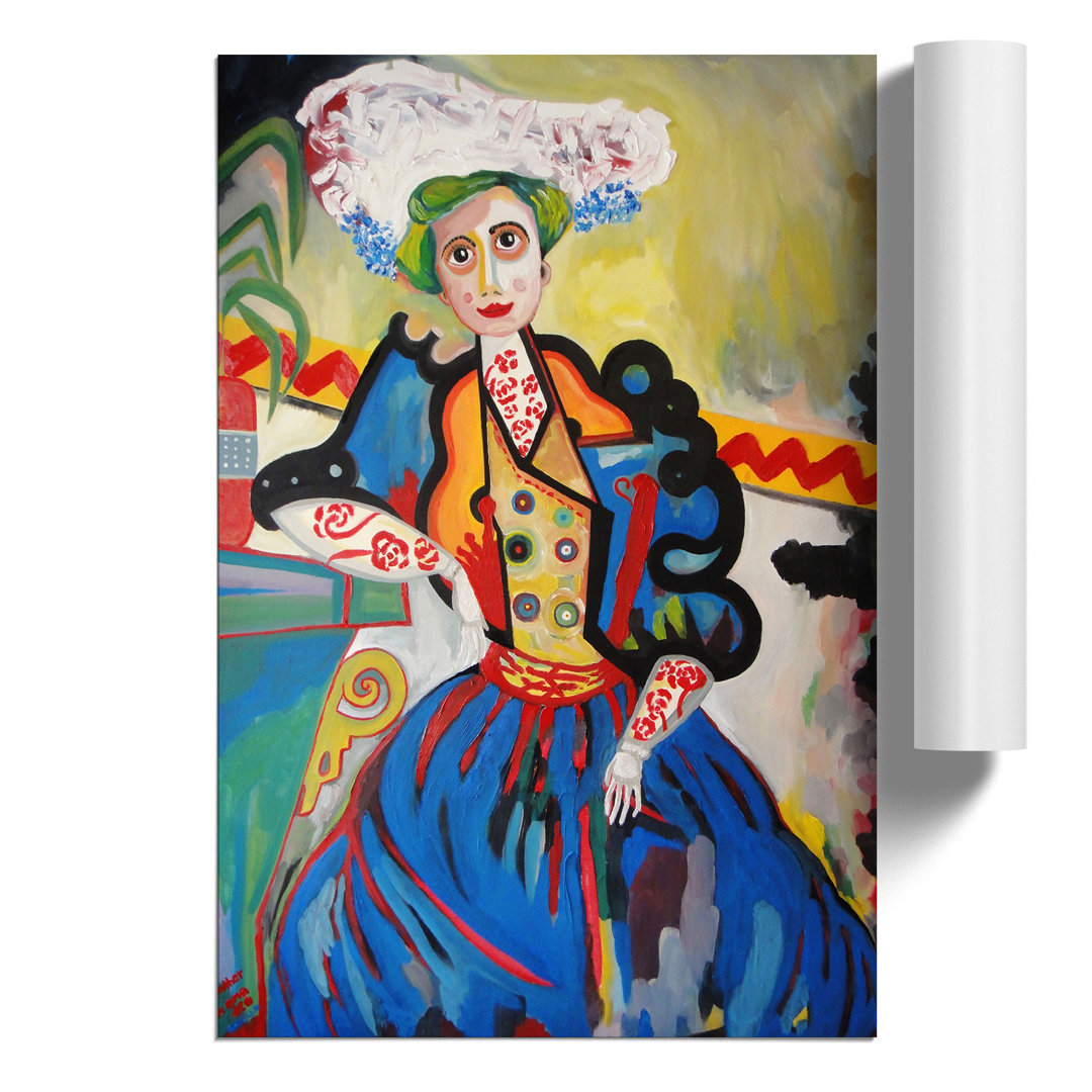 The Woman by Amadeo de Souza Cardoso - Frameless Print