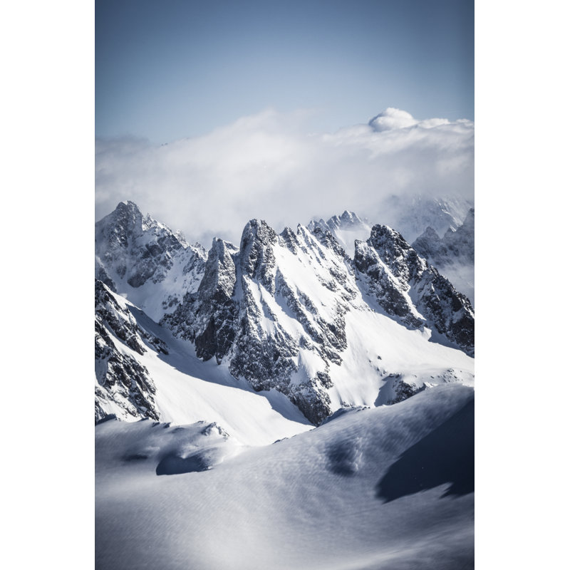 Vue des montagnes des Alpes Suisses par 35007, H 30 po x l 20 po