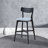 Wooden Bar Chairs Set Of 2, Modern Soft Upholstered Kitchen Island Chairs, Counter Height Stool With Backrest,Wooden Frame Chairs With Footrest For Pub,Living Room,Restaurant,Black-593070468
