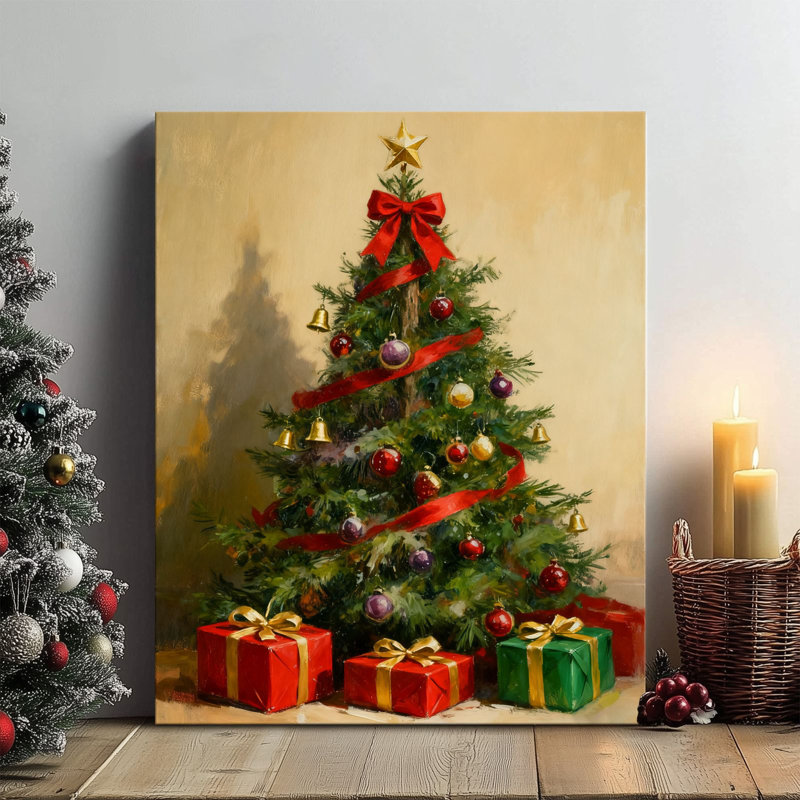 Reproduction sur toile encadrée de P&L Art, H 14 po x l 11 po