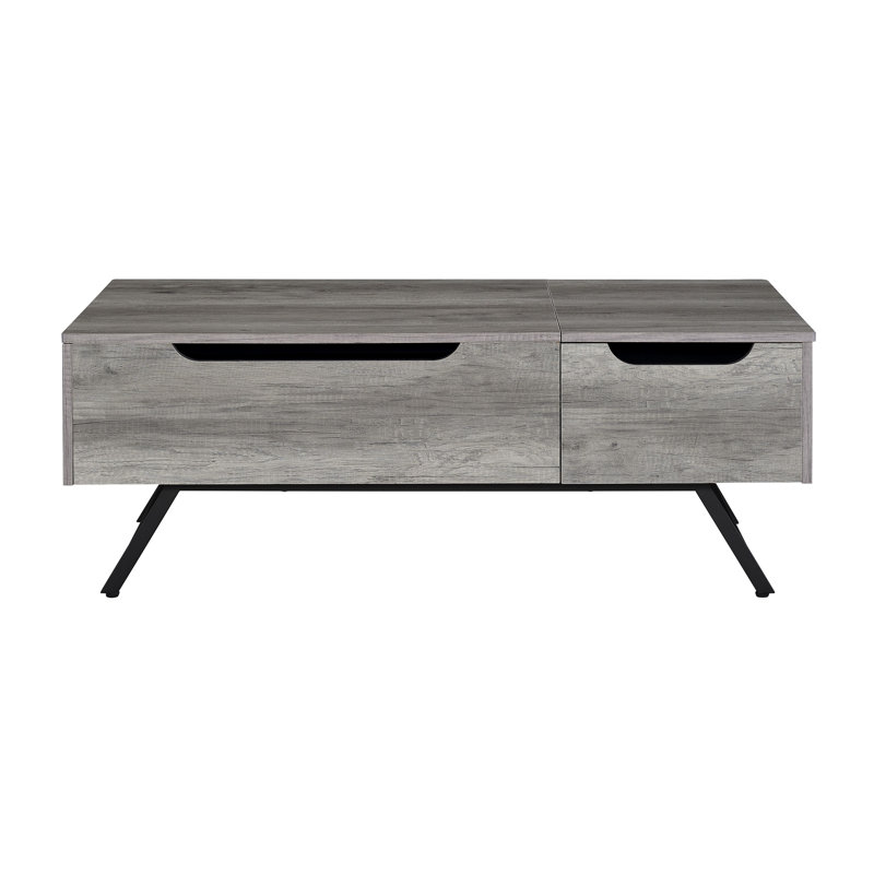 Steinhauer 1-Drawer Coffee Table, Gray Oak, 18" H x 48" L x 23" W