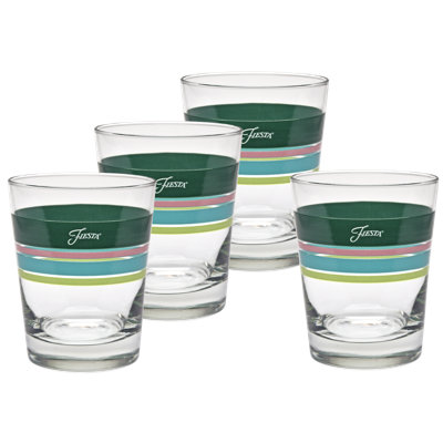 Fiesta® Edgeline 4pc DOF Glass Set, 15 oz.
