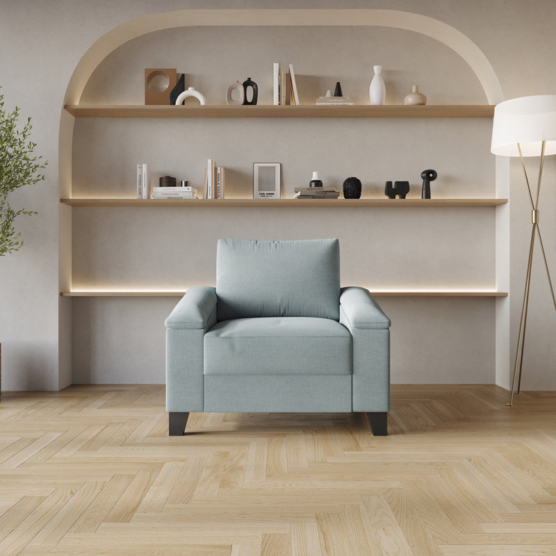 Fauteuil Jacgalyn, Bleu