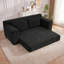 Canapé-lit 56 po convertible en mousse viscoélastique compacte - Velours côtelé, aucun assemblage requis-133258988