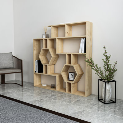 Swenson 134cm H x 134cm W Bookcase
