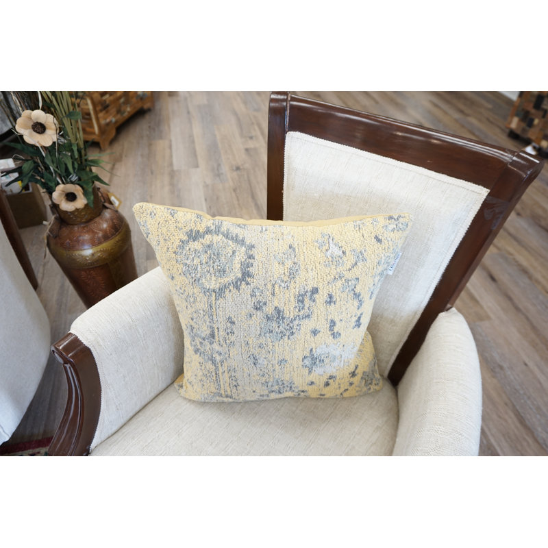 Abstract Cotton Throw Pillow